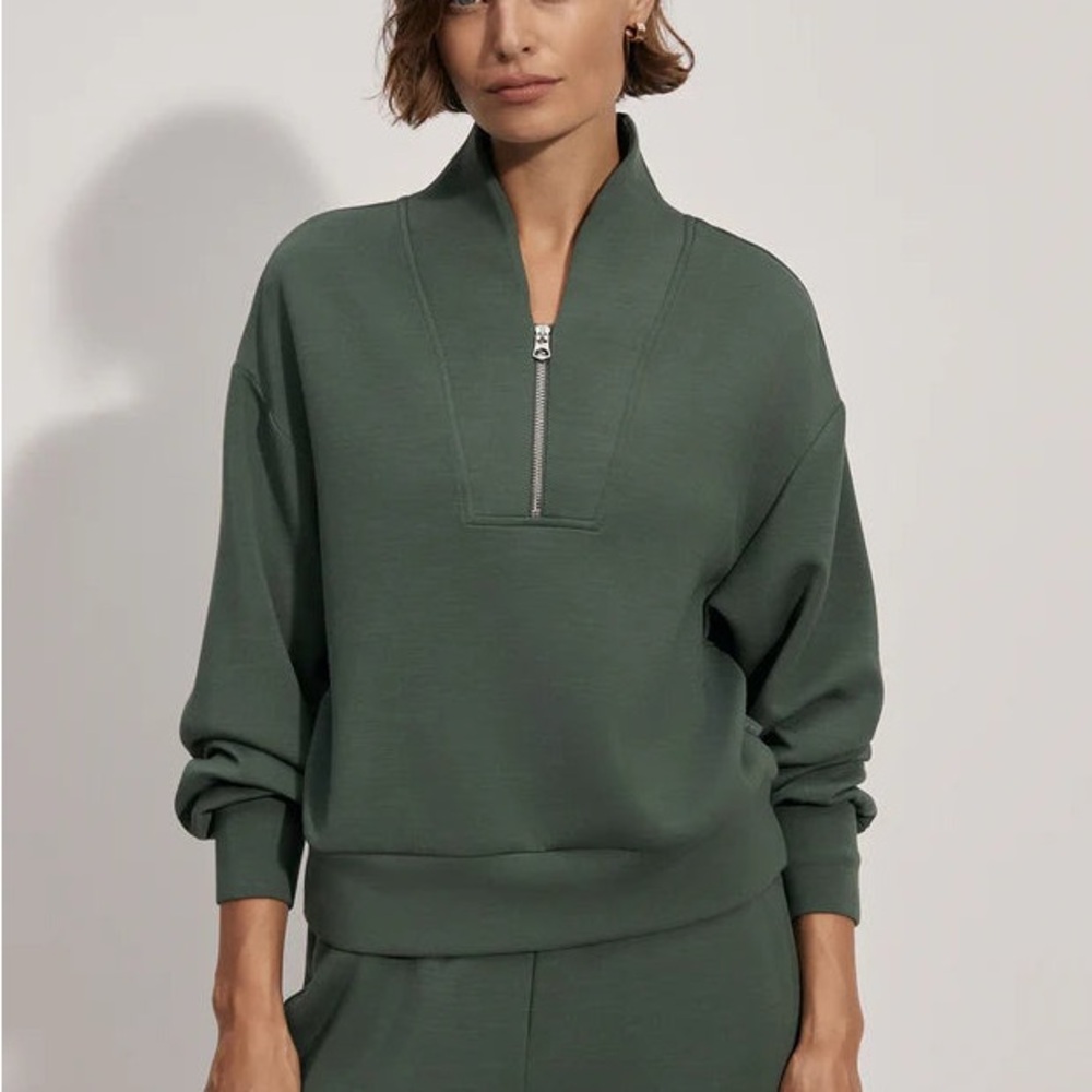 Varley Davidson Sweat Cilantro NWOT